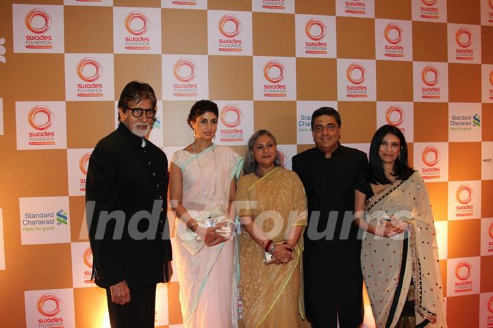 The Bachchans' at the Swades Foundation Fundraiser