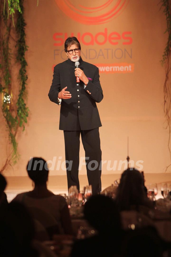 Amitabh Bachchan was at the Swades Foundation Fundraiser