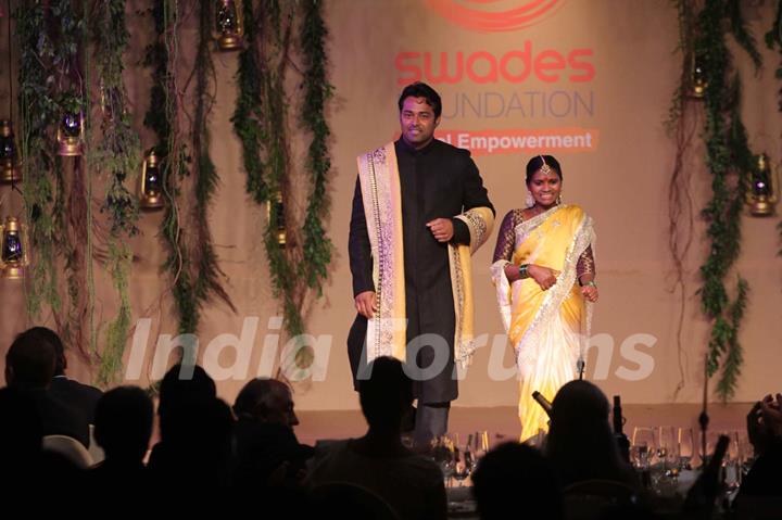 Leander Paes was seen at Swades Foundation Fundraiser