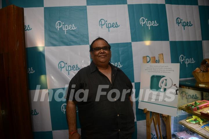 Satish Kaushik was seen at the Launch party of a new mobile news-tracker application Pipes