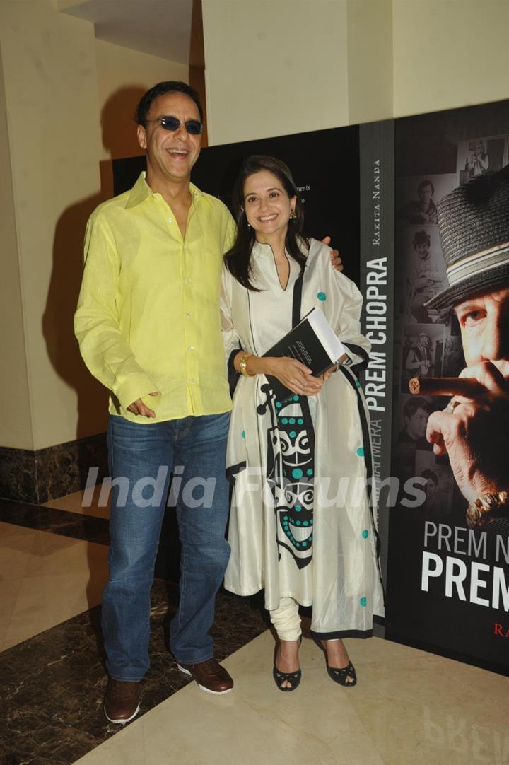 Vidhu Vinod and Anupama Chopra at the Book launch of 'Prem Naam Hai Mera'