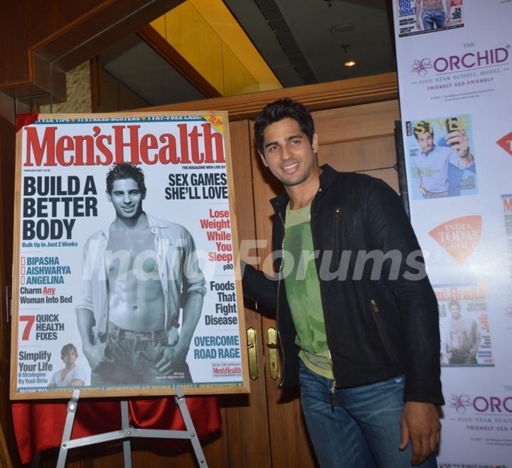 Sidharth Malhotra unveils Men's Health cover