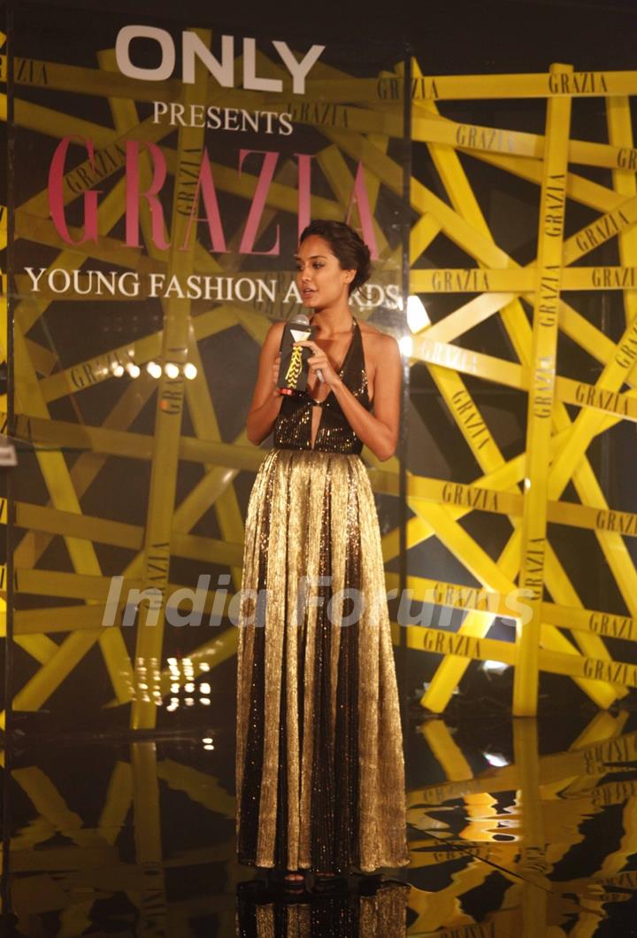 Lisa Haydon at the Grazia Young Fashion Awards 2014