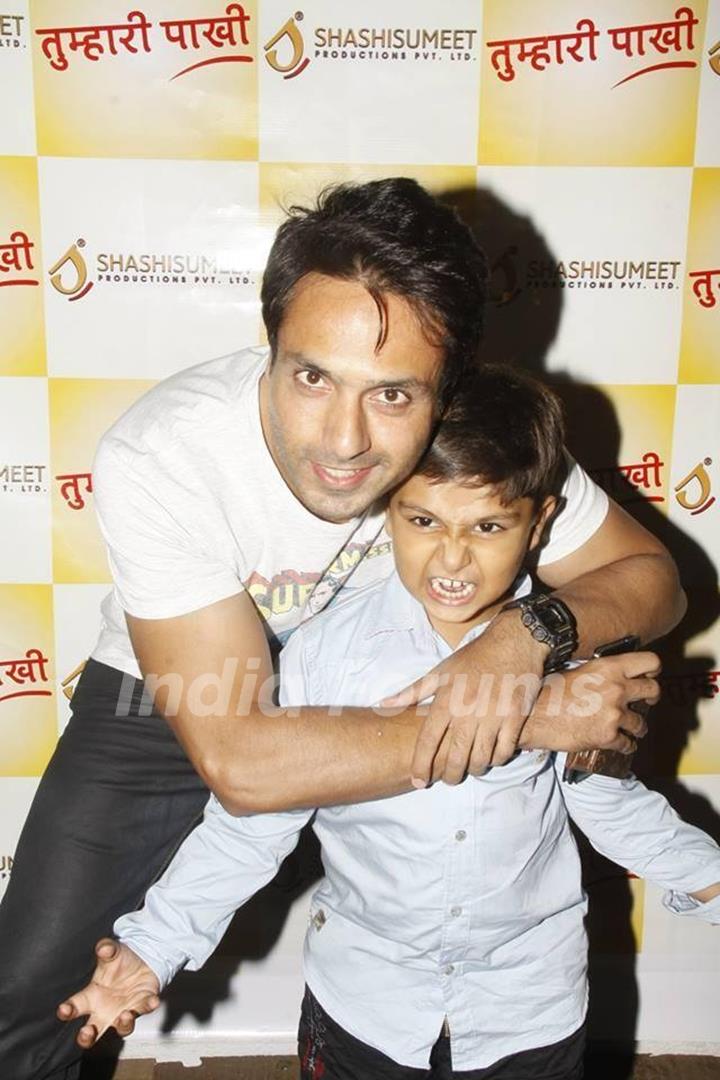 Iqbal Khan and Divyam Dama were at the party as Tumhari Paakhi completes 100 episodes