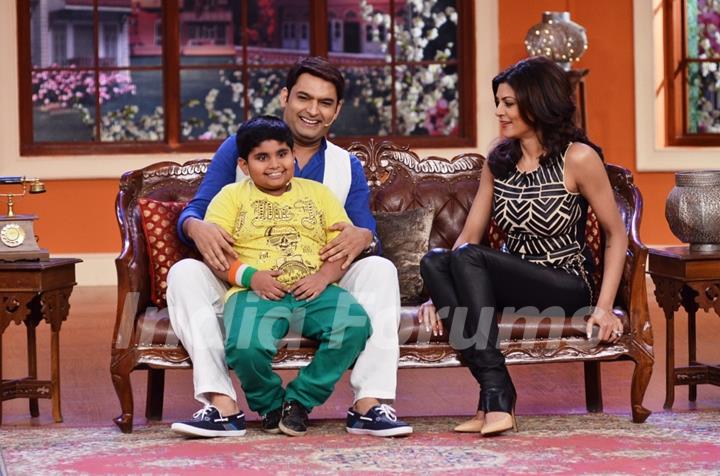 Sushmita Sen and Kapil Sharma on Comedy Nights with Kapil