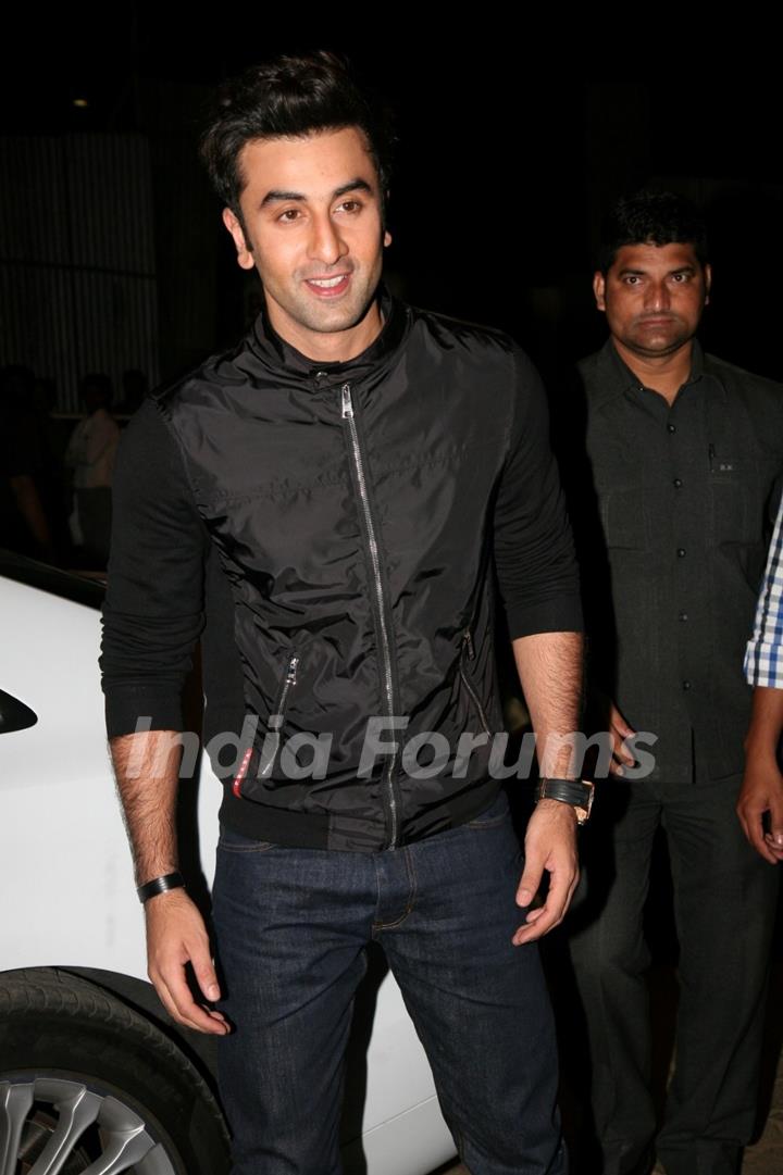 Ranbir Kapoor was at the Bombay Velvet wrap up party