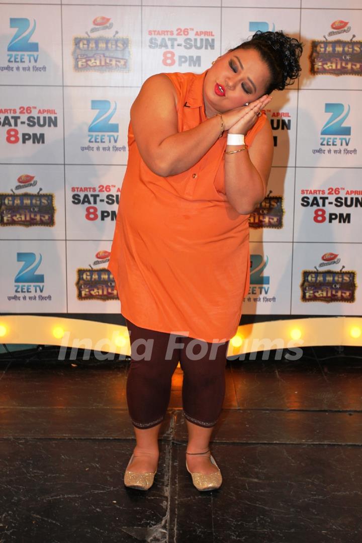 Bharti Singh at the launch of Zee TV's Gangs of Hasseepur'