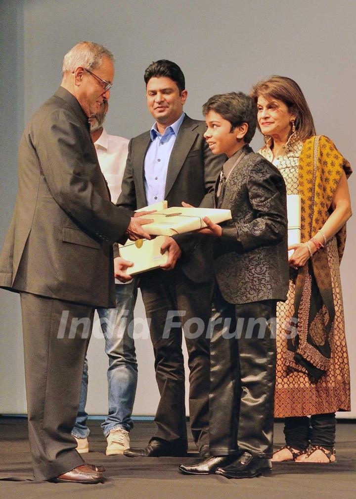 'Bhootnath Returns' team at Rashtrpati Bhavan