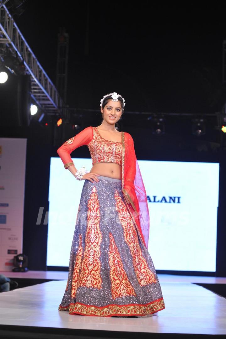 Deepika Singh at the charity fashion show 'Ramp for Champs'