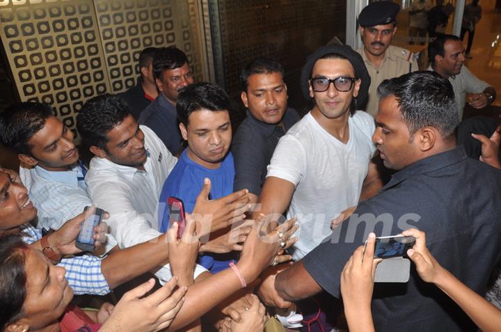 Celebrities at Mumbai airport leaving to attend IIFA