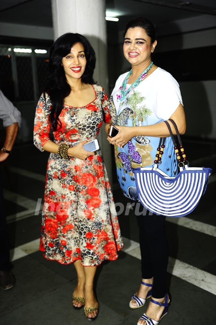 Flora Saini And Gulfam Khan was at the Premiere of the play 'Hum Do Hamare Woh'