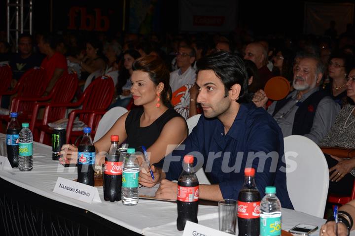 Aashka and Nandish judge the May Queen Pageant