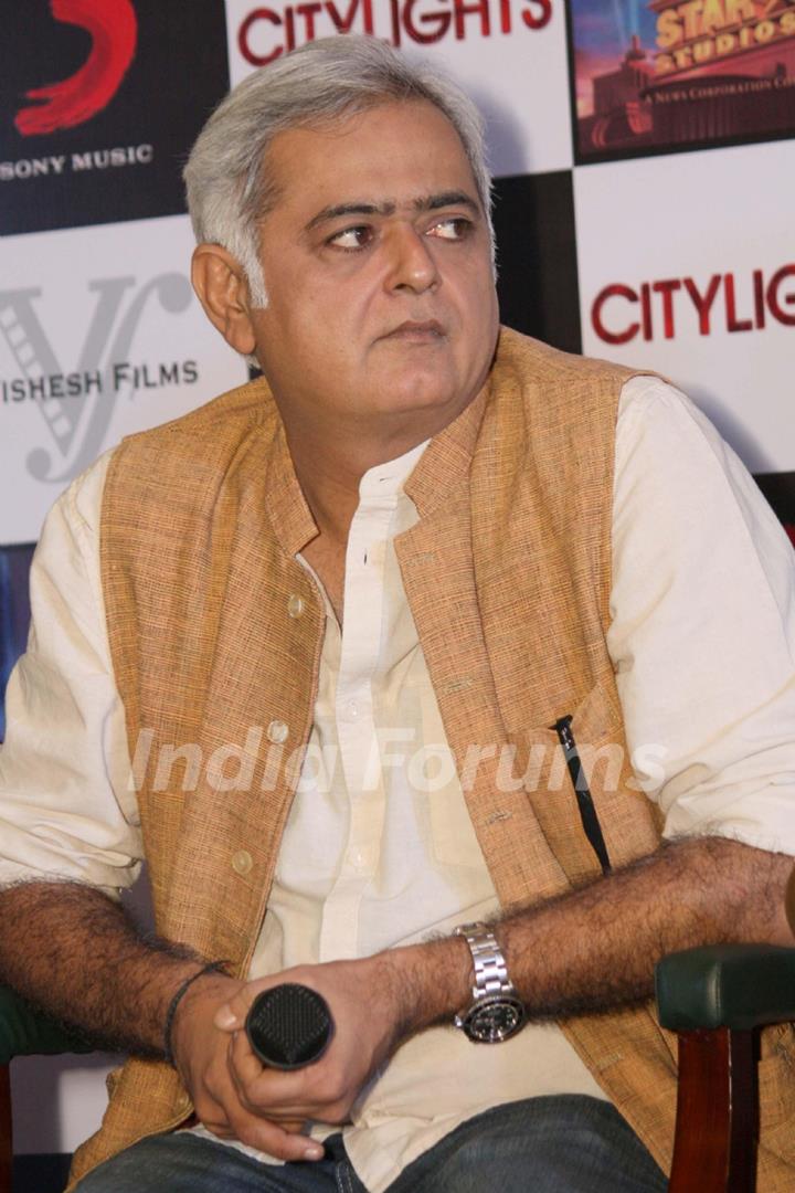 Hensal Mehta at the Press Conference to promote 'Citylights' in New Delhi