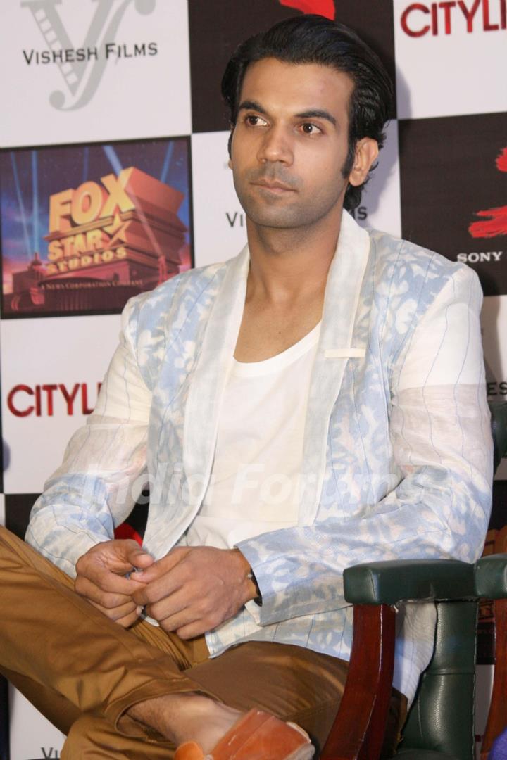 Rajkummar Rao was at the Press Conference to promote 'Citylights' in New Delhi