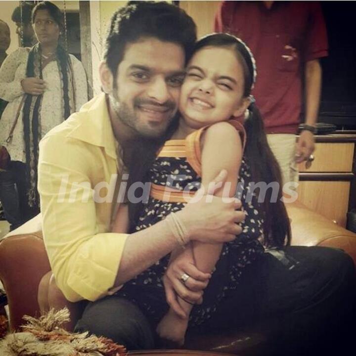 Karan Patel with Ruhanika Dhawan