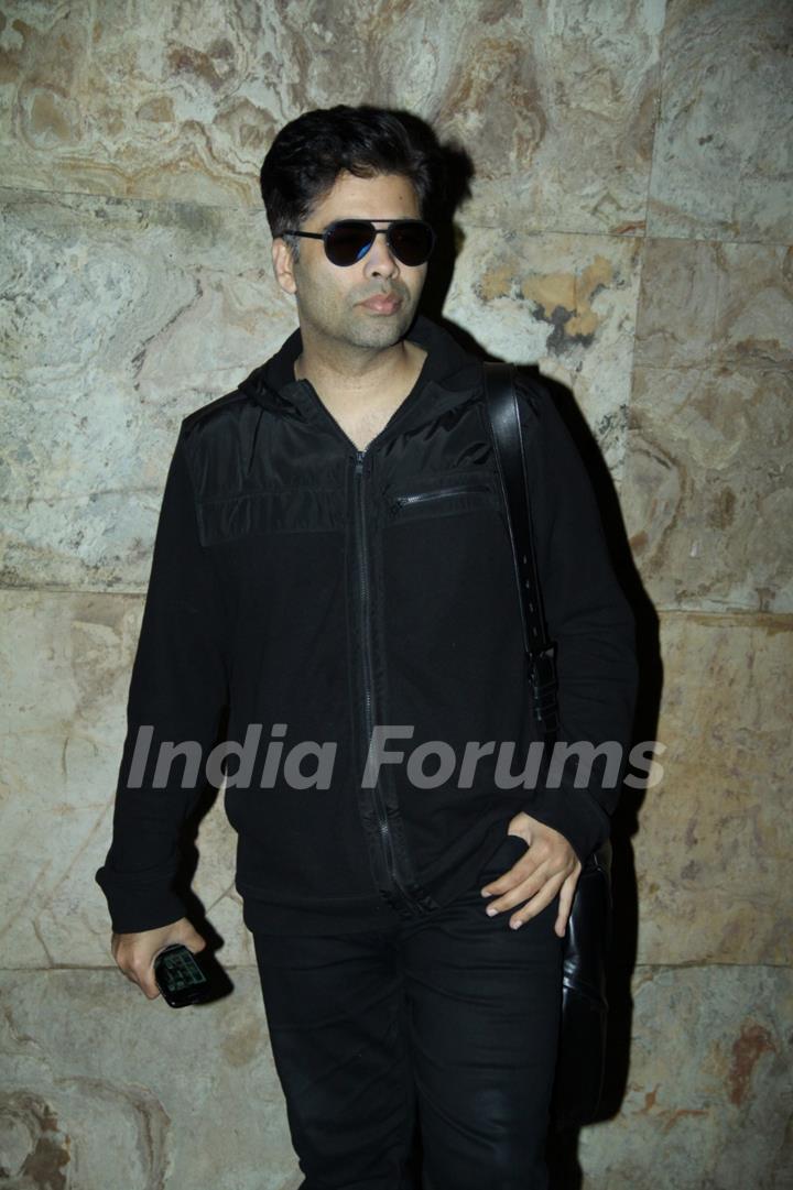 Karan Johar was at the Special Screening of Hawaa Hawaai