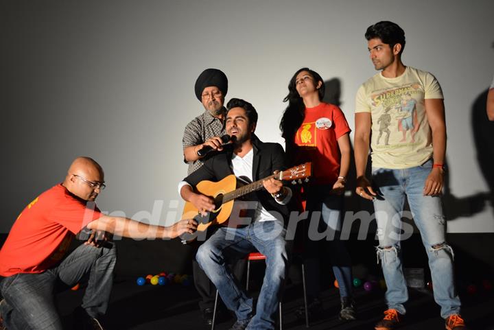 Ayushmann Khurrana performs at an Awareness event about terminal disease Thalassemia