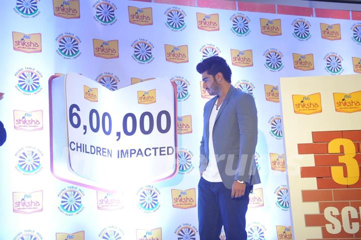 Arjun Kapoor at the P&G Shiksha event