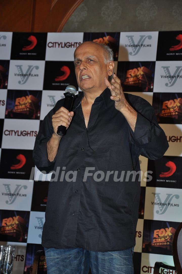 Mahesh Bhatt at the Citylights exclusive footage screening