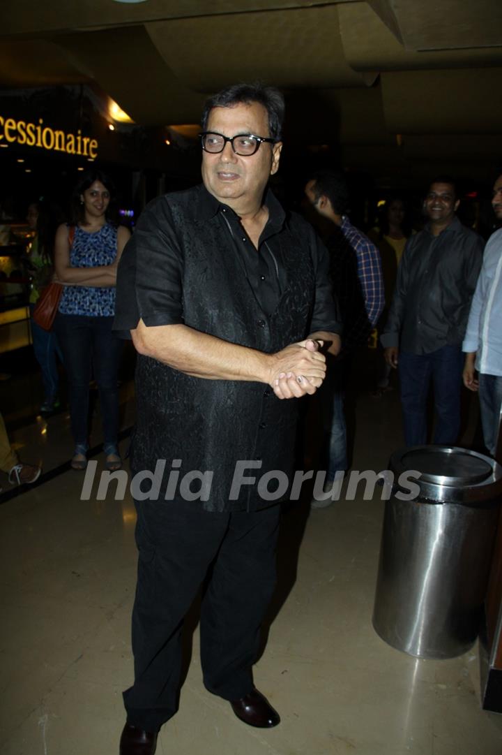 Subhash Ghai was seen at the Screening Of Yeh Hai Bakrapur