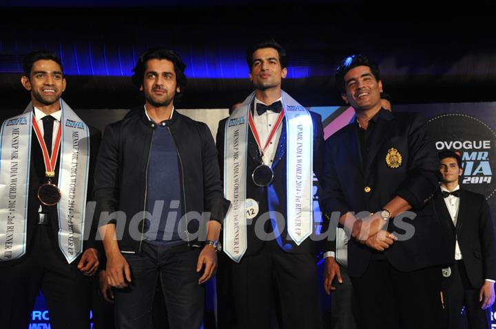 The winners of 'Mr India 2014'