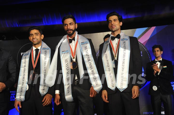 The winners of 'Mr India 2014'