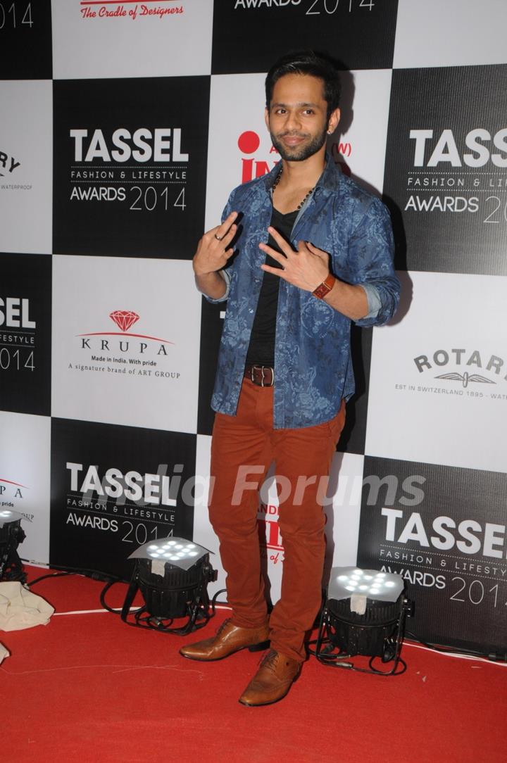 Rahul Vaidya was seen at Tassel Fashion & Lifestyle Awards 2014