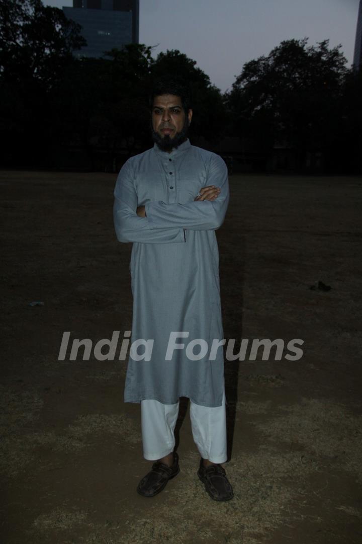 Murali Sharma at the Mahoorat Shoot of Dharam Sankat Mein