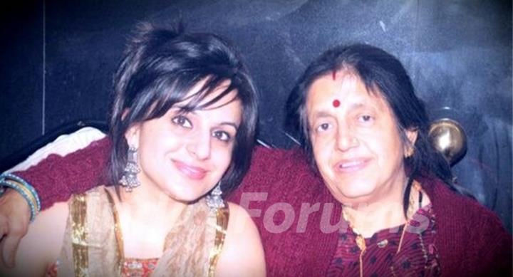 Roop Durgapal with her Mom