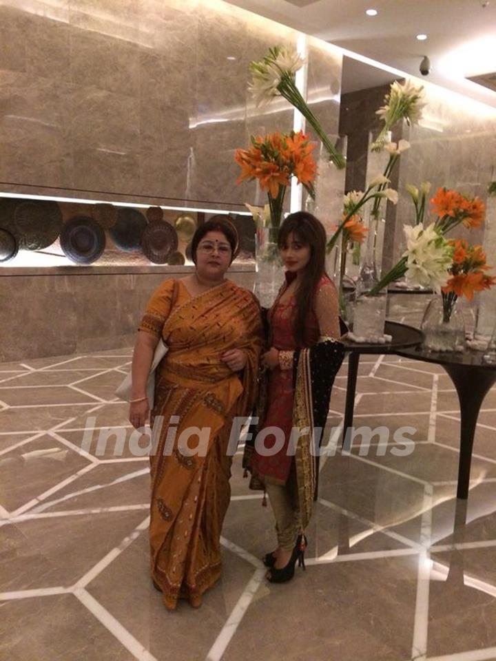 Tina Dutta with her Mother