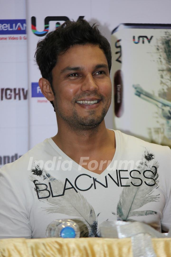 Randeep Hooda was seen at the Highway DVD launch