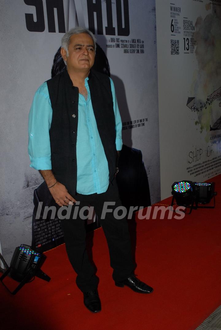Hansal Mehta was at the Success Party of Shahid and Ship of Theseus