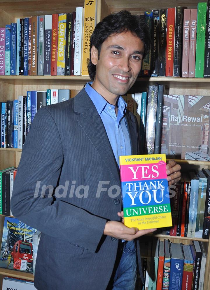 launch of Vickrant Mahajan's book Yes Thank You Universe