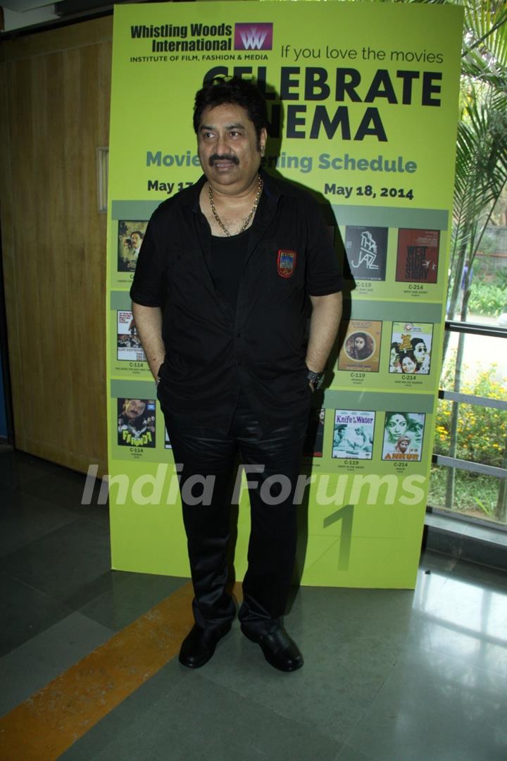 Kumar Sanu at Whistling Woods International - 'Celebrate Cinema'