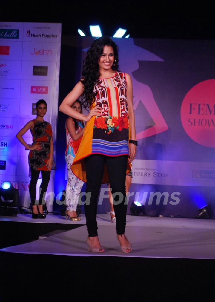 Yuvika Chaudhary at the Femina Festive Showcase May 2014