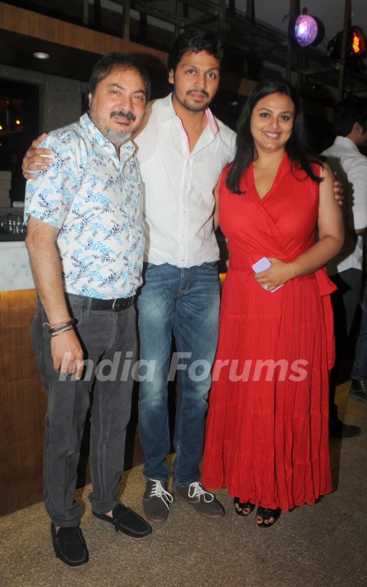 Tony Singh, with Mohit Dagga and Shilpa Shirodkar at the party