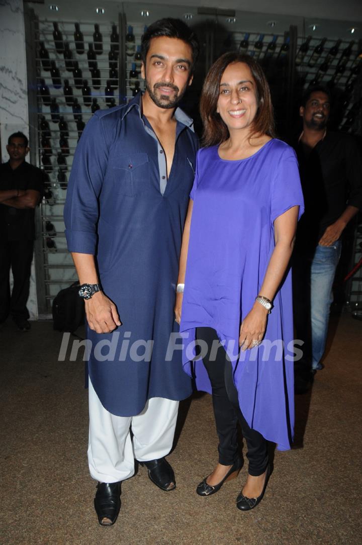 Ashish Chowdhry and Deeya Singh at the Party