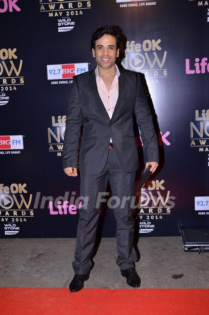 Tusshar Kapoor was at the Life OK Now Awards