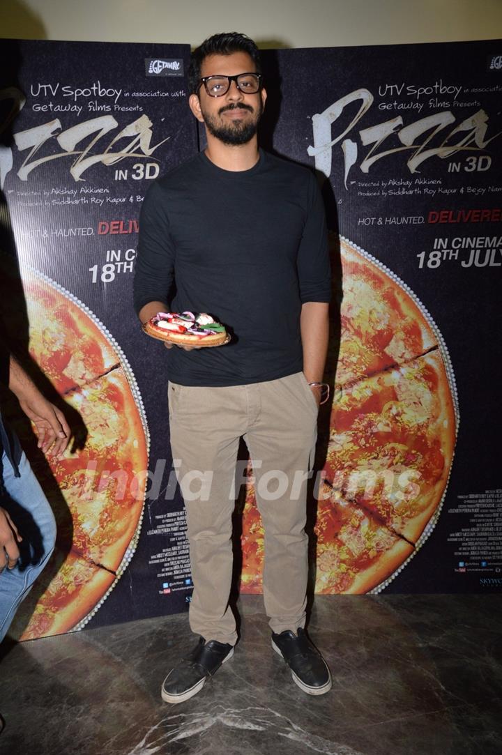 Bejoy Nambiar at the Trailer launch of the 3D horror movie Pizza