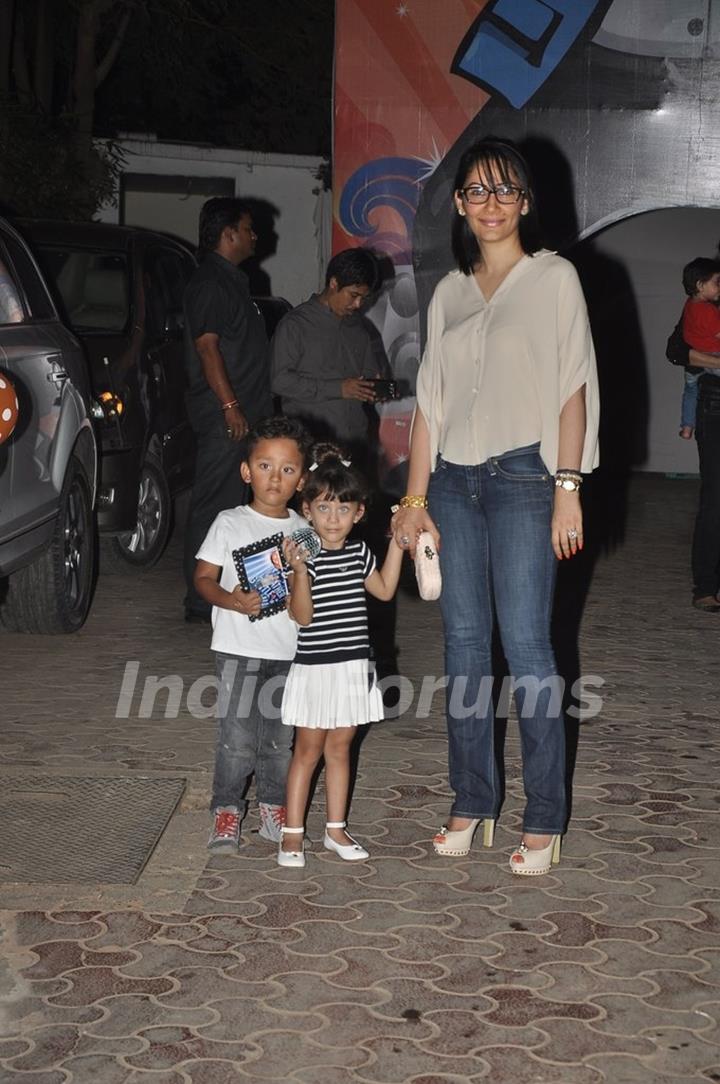 Manyata Dutt was at Shilpa Shetty's Birthday Bash for her Son with her children