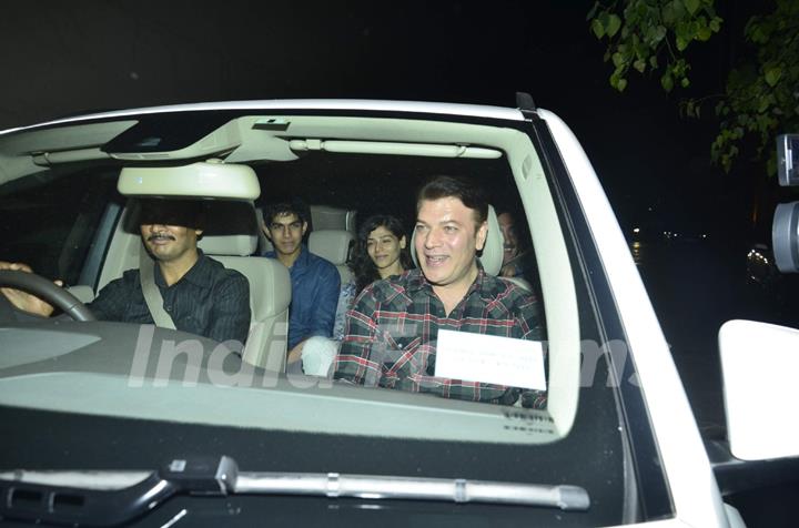 Aditya Pancholi was seen at the Special Screening of Heropanti