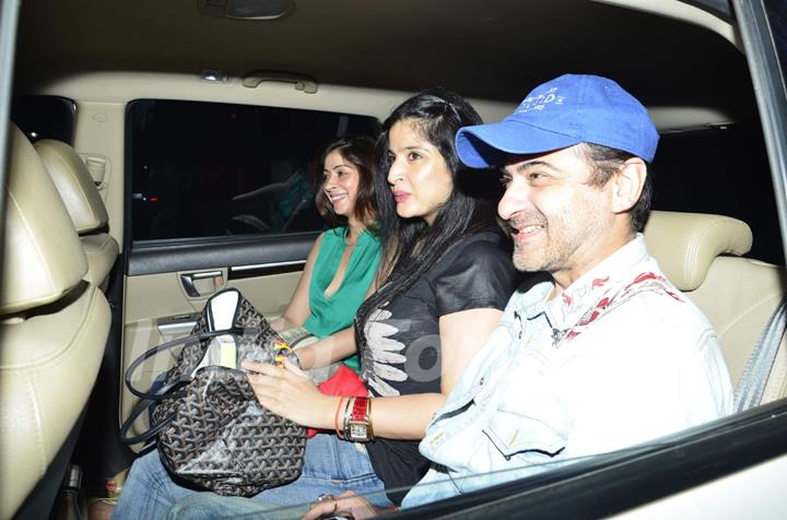 Sanjay Kapoor was seen at the Special Screening of Heropanti