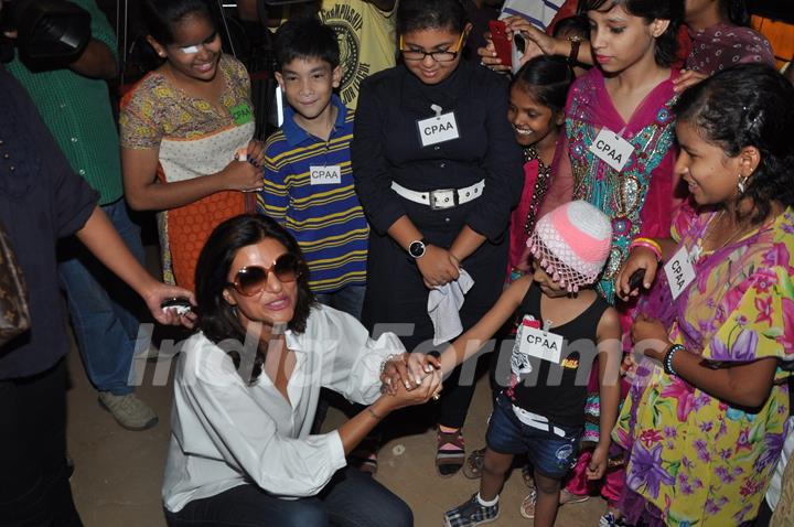 Sushmita Sen Celebrates 20years of her winning the crown with CPAA kids