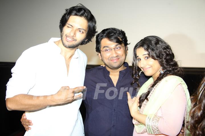 Ali Fazal and Vidya Balan at the Trailer Launch of 'Bobby Jasoos'