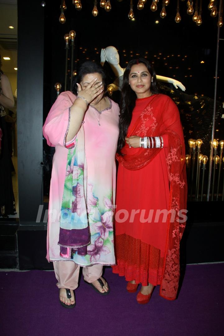 Rani Mukherjee at Launch of India's First Cinema-inspired fashion brand Diva'ni