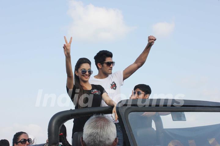 Vijendra Singh and Kiara Advani were at The Fugly Bike Rally