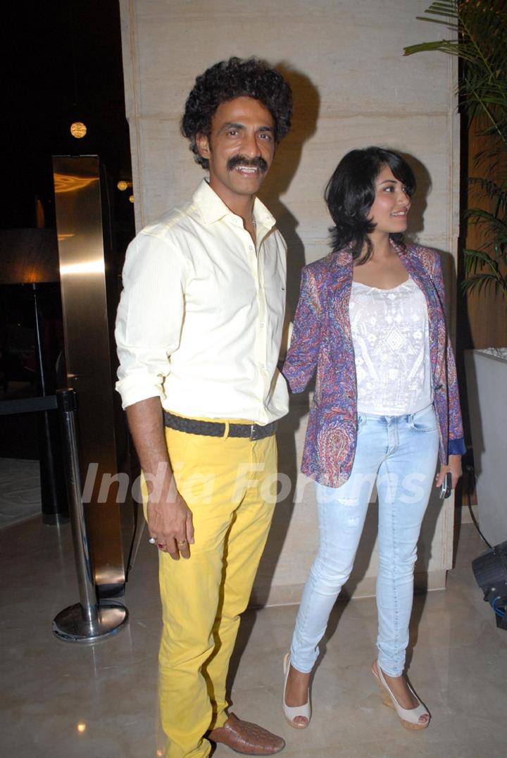 Makarand Deshpande was at the Music launch of Marathi Film Lai Bhari