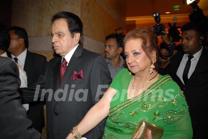 Dilip Kumar and Saira Banu was at the Launch of his autobiography 'Substance and the Shadow'