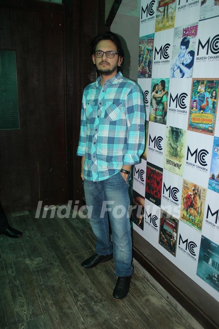 Vishesh Bhatt was at the Launch of Mukesh Chhabra casting studio