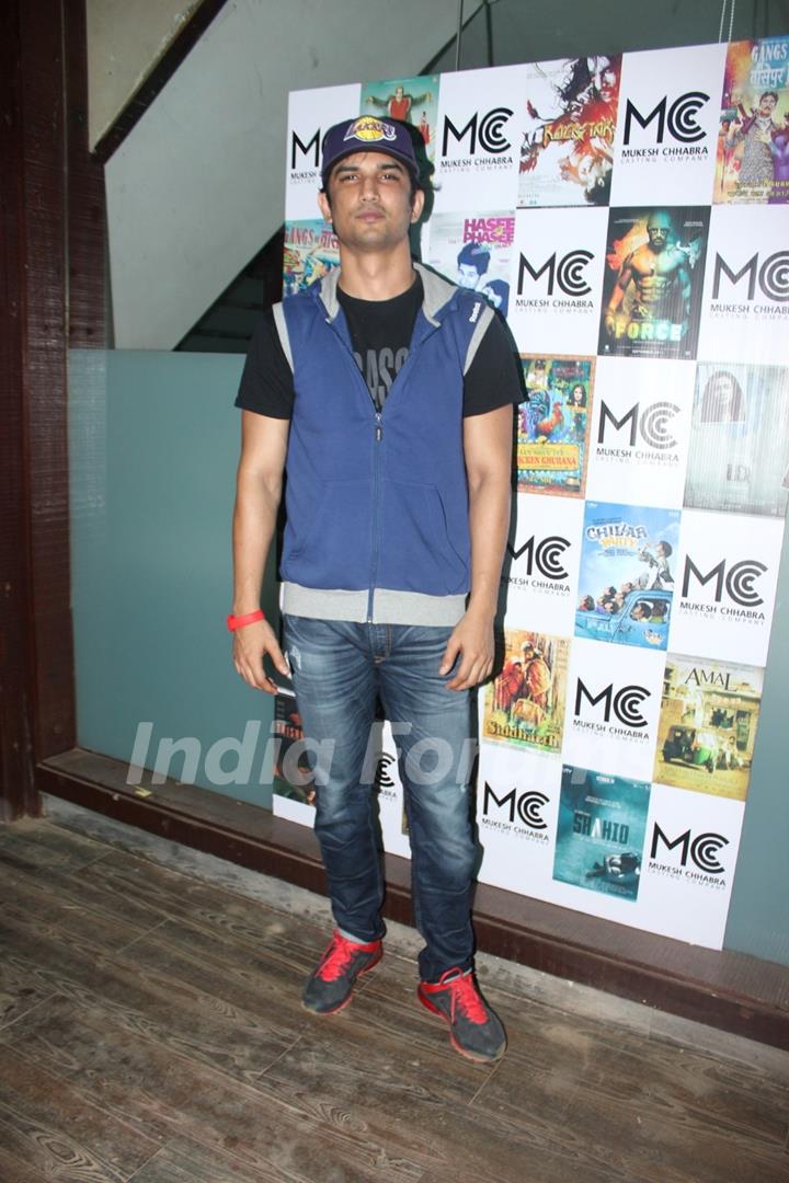 Sushant Singh Rajput at the Launch of Mukesh Chhabra casting studio